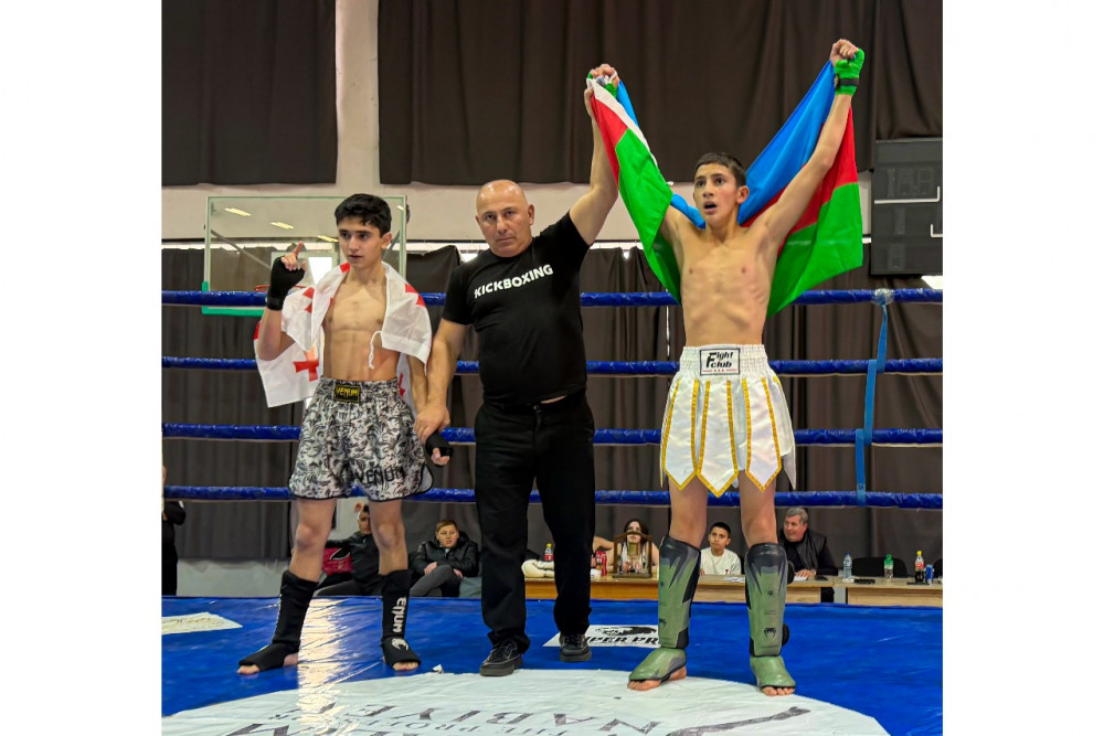 Naxçıvanlı kikbokçulardan 9-u Gürcüstanda keçirilən beynəlxalq turnirin qalibi olub<font color=red> - FOTOLAR</font>