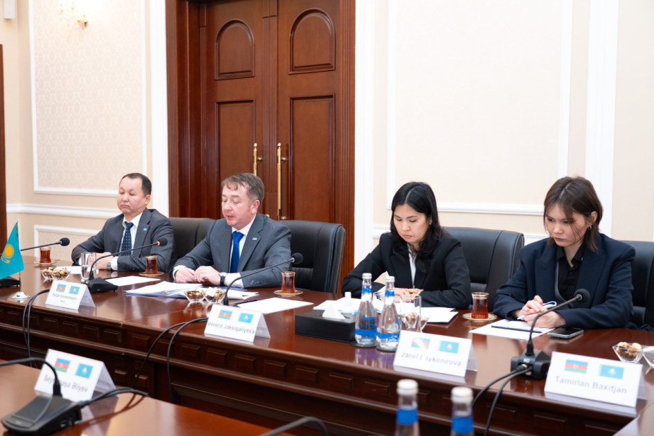 Azərbaycan və Qazaxıstan arasında ədliyyə sahəsində əməkdaşlıq məsələləri müzakirə olunub<font color=red> - FOTOLAR</font>