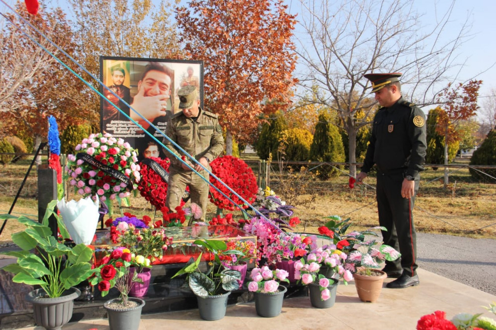 Naxçıvan MR Ədliyyə Nazirliyi şəhid ailələrini ziyarət edib<font color=red> - FOTOLAR</font>