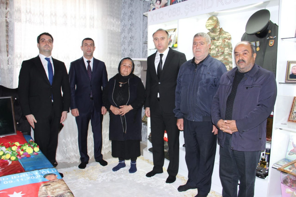 Naxçıvan MR Ədliyyə Nazirliyi şəhid ailələrini ziyarət edib<font color=red> - FOTOLAR</font>