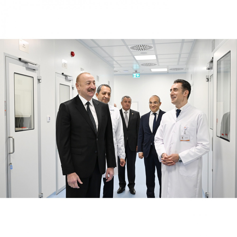 Prezident İlham Əliyev dərman preparatları istehsalı müəssisəsinin açılışında iştirak edib<font color=red> - FOTOLAR</font>