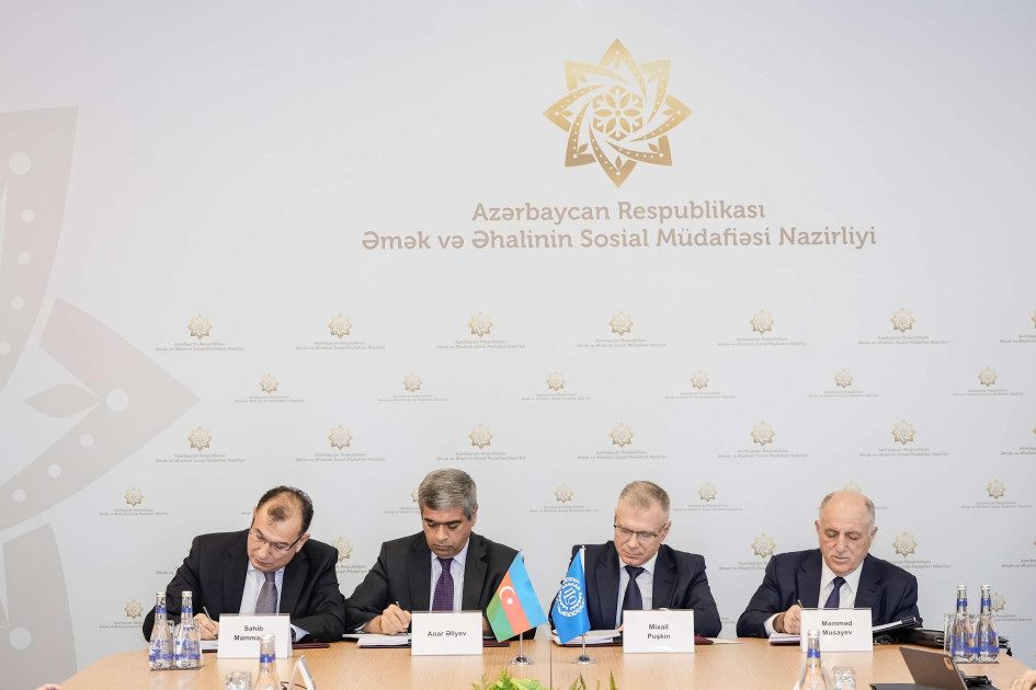 Azərbaycanla BƏT arasında “2025-2029-cu illər üçün Layiqli Əmək üzrə Ölkə Proqramı” imzalanıb<font color=red> - FOTOLAR</font>