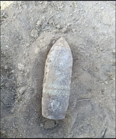 Naxçıvanda əl qumbarası və top mərmisi tapılıb<font color=red> - VİDEO</font>