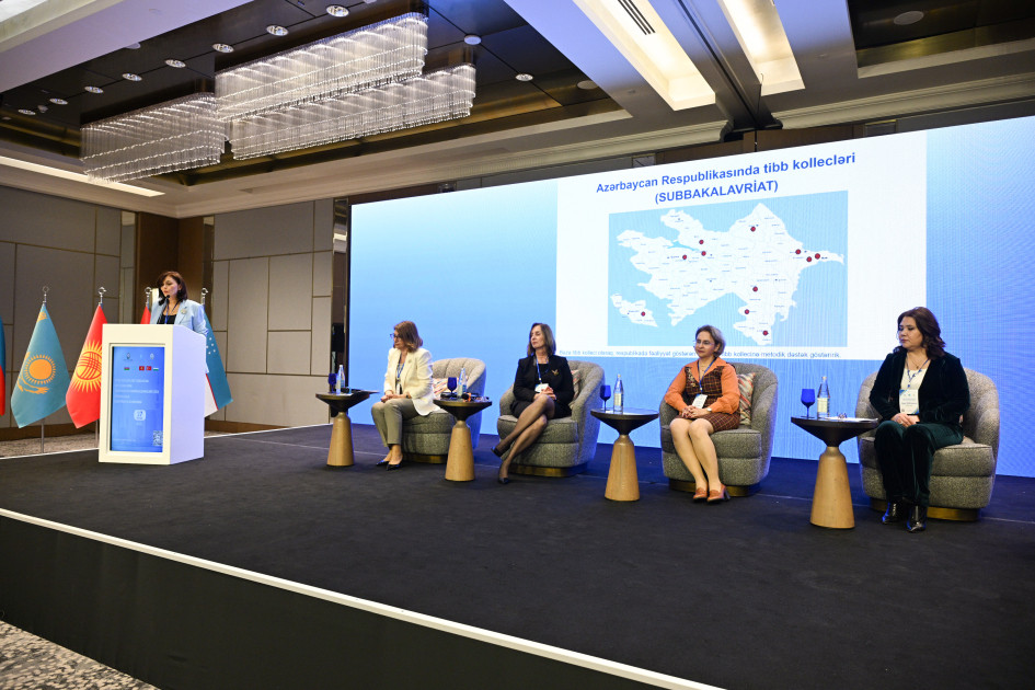 Bakıda TDT-yə üzv ölkələrin tibb bacısı və mamalıq sahələri üzrə I Beynəlxalq elmi-praktik konfransı keçirilib<font color=red> - FOTOLAR</font>