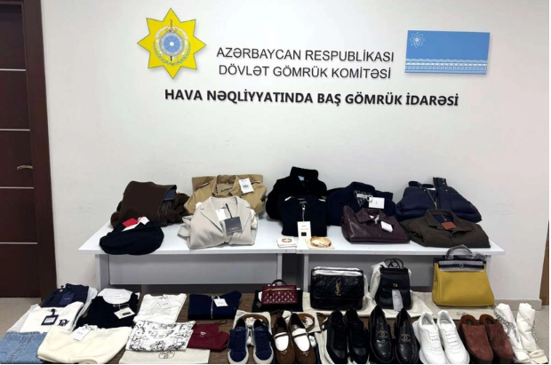 Azərbaycan gömrükçüləri 276 min manatlıq brend malların ölkəyə qanunsuz keçirilməsinin qarşısını alıb<font color=red> - FOTOLAR</font>