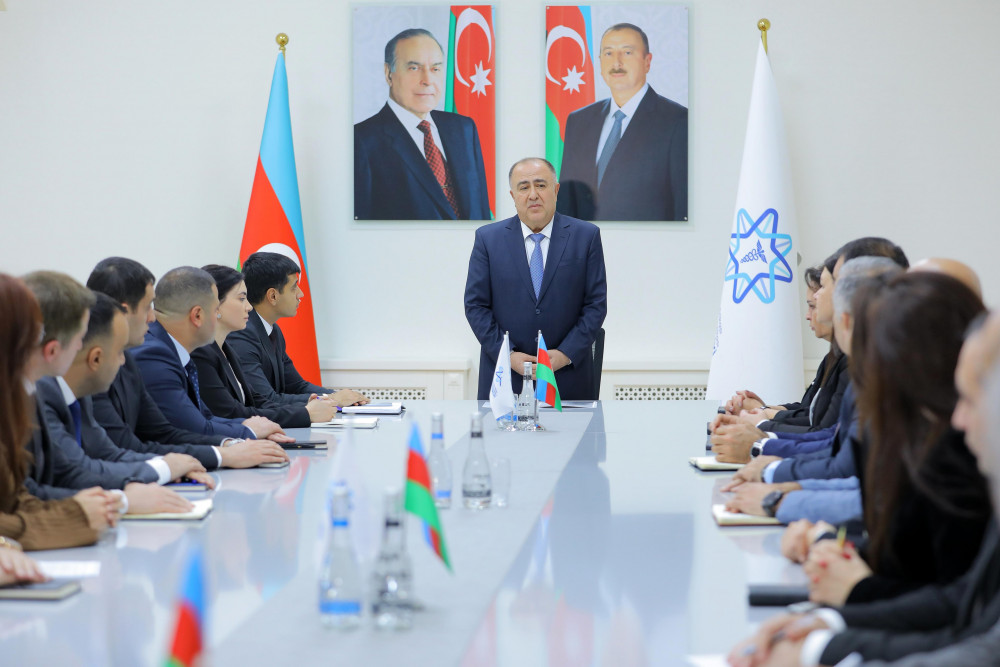 Naxçıvanda yeni təyin olunmuş səhiyyə nazirinin müavini kollektivə təqdim edilib<font color=red> - FOTOLAR</font>