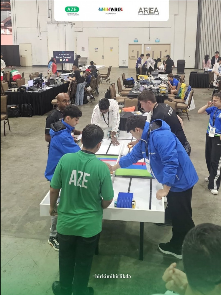 Dünya Robot Olimpiadasında iştirak edən Naxçıvan məktəbliləri 56 ölkə arasında 6-cı yerdə qərarlaşıb<font color=red> - FOTOLAR</font>