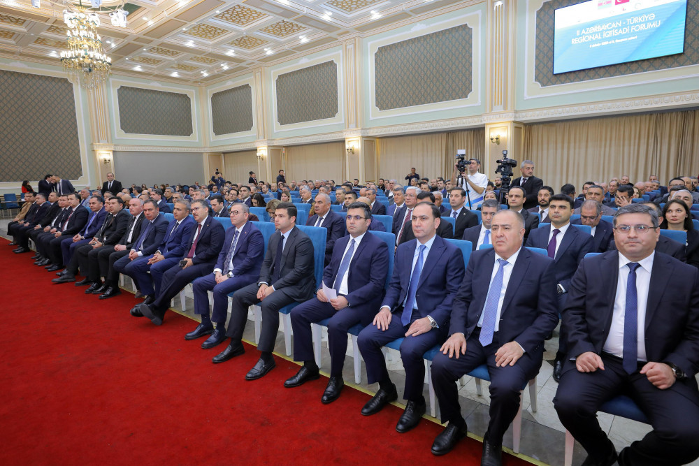 Naxçıvanda 2-ci Azərbaycan-Türkiyə regional iqtisadi forumu keçirilib<font color=red> - FOTOLAR</font>