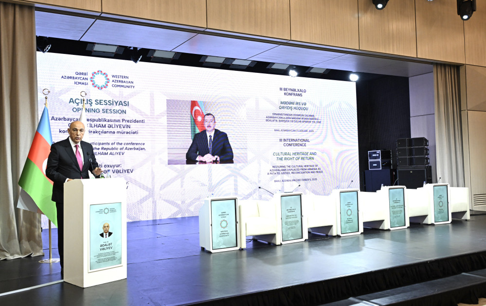 Bakıda “Mədəni irs və qayıdış hüququ” mövzusunda beynəlxalq konfrans keçirilir<font color=red> - FOTOLAR</font>