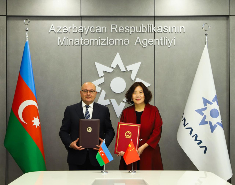 Çin Azərbaycanda aparılan humanitar minatəmizləmə fəaliyyətinə ianə edib<font color=red> - FOTOLAR</font>