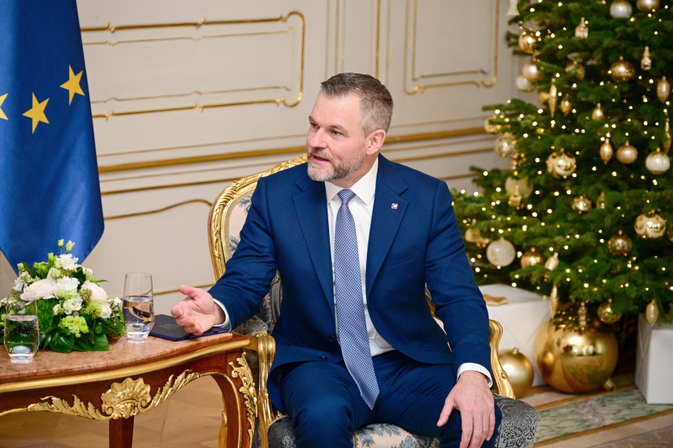 Azərbaycan Prezidenti İlham Əliyevin Slovakiya Prezidenti ilə təkbətək görüşü olub<font color=red> - FOTOLAR</font>