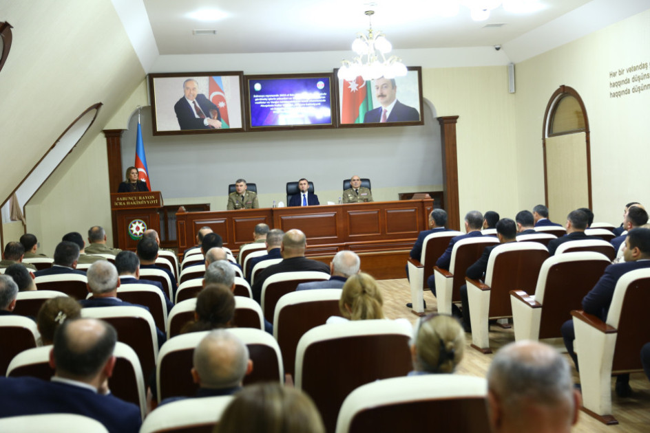 Mülki müdafiə sahəsində görülmüş işlər və qarşıda duran vəzifələr müzakirə olunub<font color=red> - FOTOLAR</font>