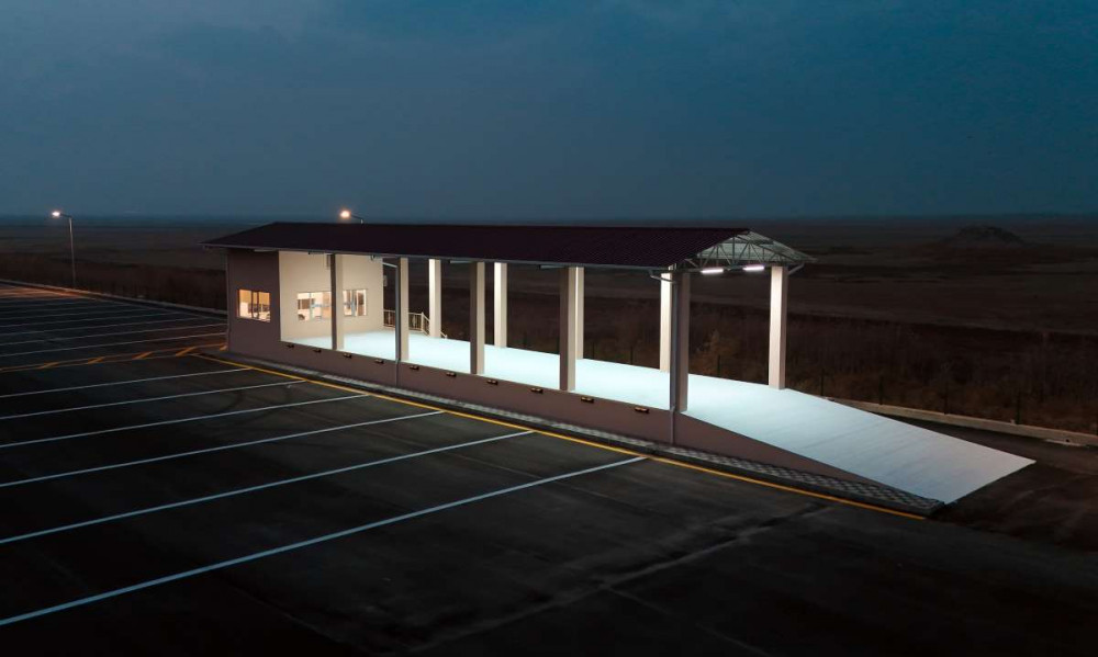 "Sədərək” gömrük postunun yaxınlığındakı TIR parkında əsaslı yenidənqurma işləri aparılıb<font color=red> - FOTOLAR</font>