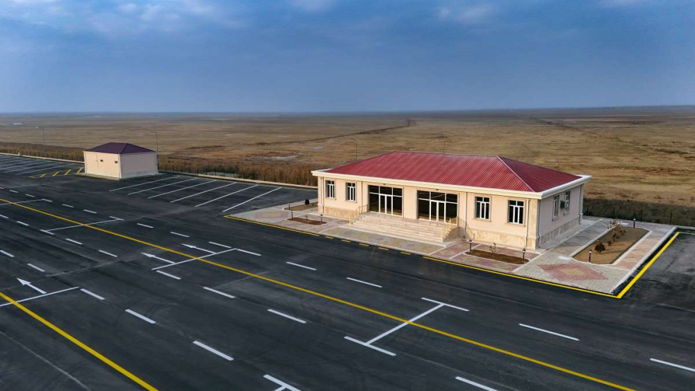 "Sədərək” gömrük postunun yaxınlığındakı TIR parkında əsaslı yenidənqurma işləri aparılıb<font color=red> - FOTOLAR</font>