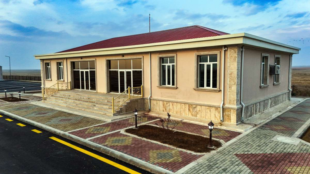 "Sədərək” gömrük postunun yaxınlığındakı TIR parkında əsaslı yenidənqurma işləri aparılıb<font color=red> - FOTOLAR</font>