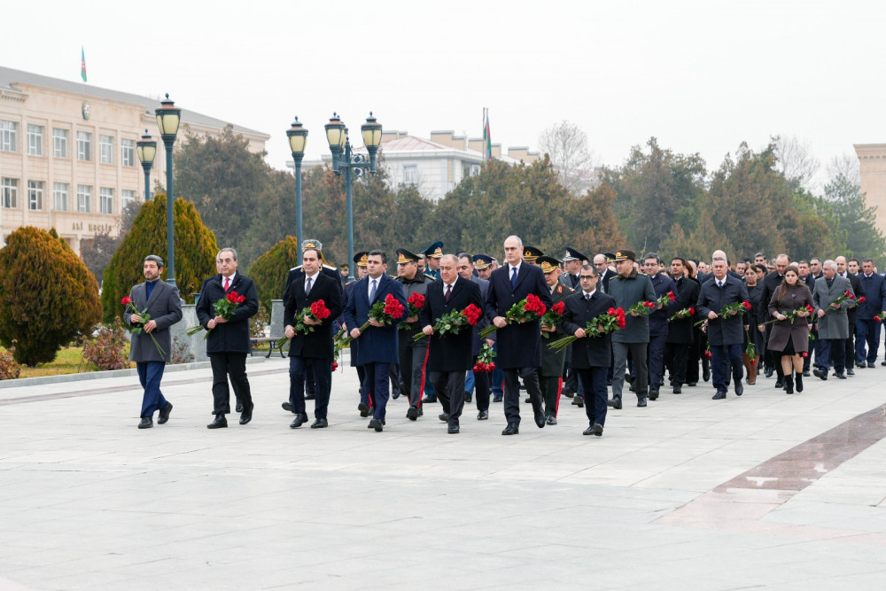 Naxçıvanda Ümummilli Lider Heydər Əliyevin xatirəsi anılıb<font color=red> - FOTOLAR</font>