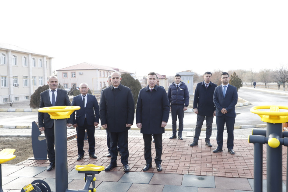 Babək rayonunda açıq hava idman qurğuları istifadəyə verilib<font color=red> - FOTOLAR</font>