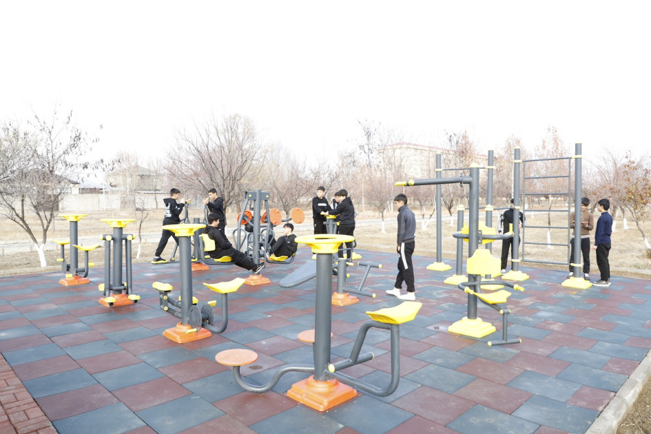 Babək rayonunda açıq hava idman qurğuları istifadəyə verilib<font color=red> - FOTOLAR</font>