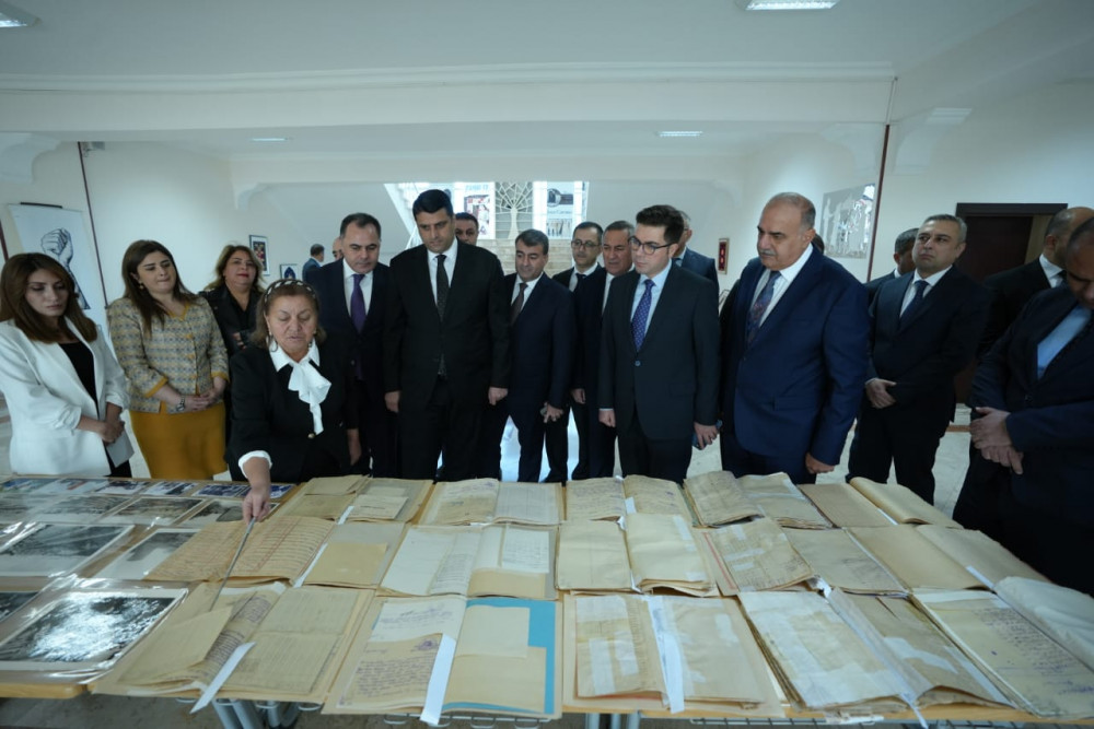 Naxçıvan Muxtar Respublikası Dövlət Arxivinin 100 illik yubileyinə həsr olunmuş tədbir keçirilib<font color=red> - FOTOLAR</font>