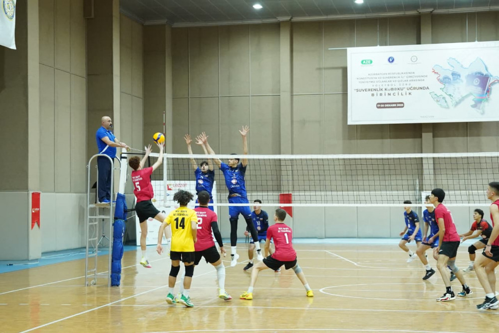 Naxçıvanda Voleybol üzrə "Suverenlik Kuboku"  uğrunda birinciliyə start verilib<font color=red> - FOTOLAR</font>