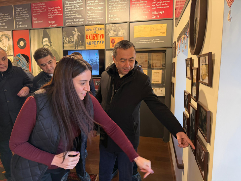 Özbəkistanın tanınmış incəsənət nümayəndələri Şuşaya səfər edib<font color=red> - FOTOLAR</font>