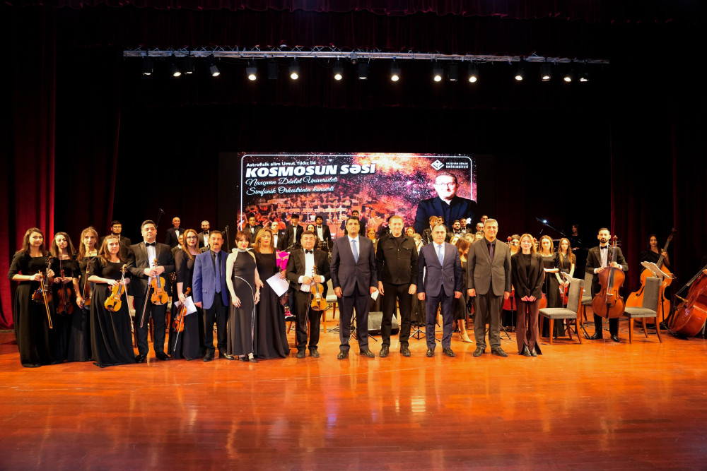 Elm və musiqi eyni səhnədə: NDU-nun dəvəti ilə Umut Yıldız Naxçıvanda<font color=red> - FOTOLAR</font>