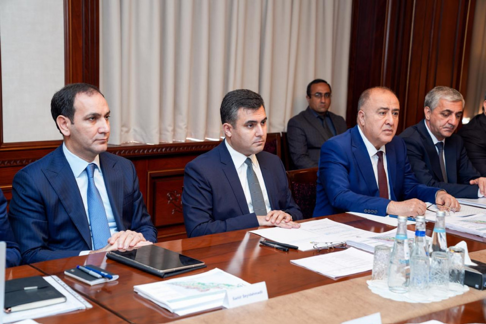 Naxçıvanda su ehtiyatlarından səmərəli istifadənin təmin edilməsinə dair Komissiyanın iclası keçirilib<font color=red> - FOTOLAR</font>