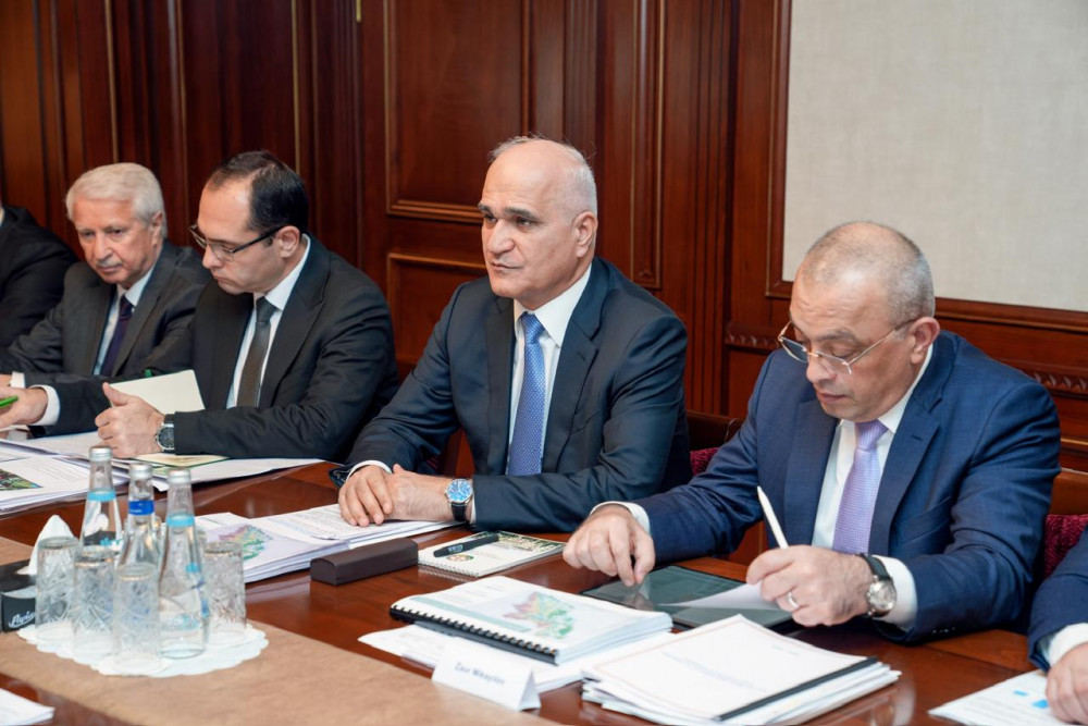 Naxçıvanda su ehtiyatlarından səmərəli istifadənin təmin edilməsinə dair Komissiyanın iclası keçirilib<font color=red> - FOTOLAR</font>