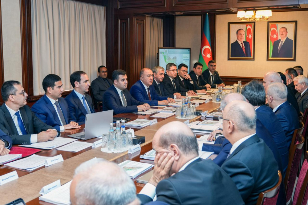 Naxçıvanda su ehtiyatlarından səmərəli istifadənin təmin edilməsinə dair Komissiyanın iclası keçirilib<font color=red> - FOTOLAR</font>