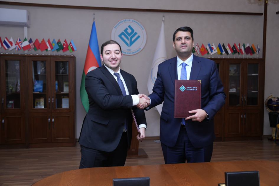 Naxçıvan Dövlət Universiteti ilə Milli Süni İntellekt Mərkəzi arasında əməkdaşlığa dair memorandum imzalanıb<font color=red> - FOTOLAR</font>