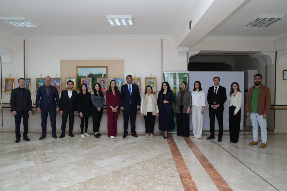 NDU-da Miniatür sərgisi təşkil olunub<font color=red> - FOTOLAR</font>