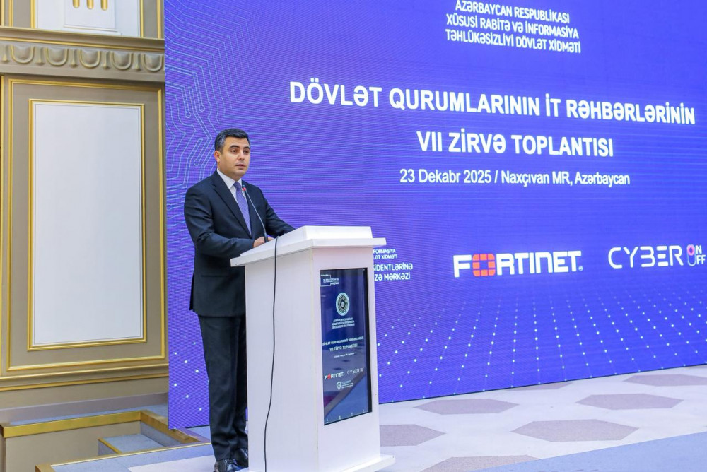 Naxçıvanda “Dövlət qurumları İnformasiya Təhlükəsizliyi üzrə rəhbərlərinin VII Zirvə Toplantısı” keçirilib<font color=red> - FOTOLAR</font>