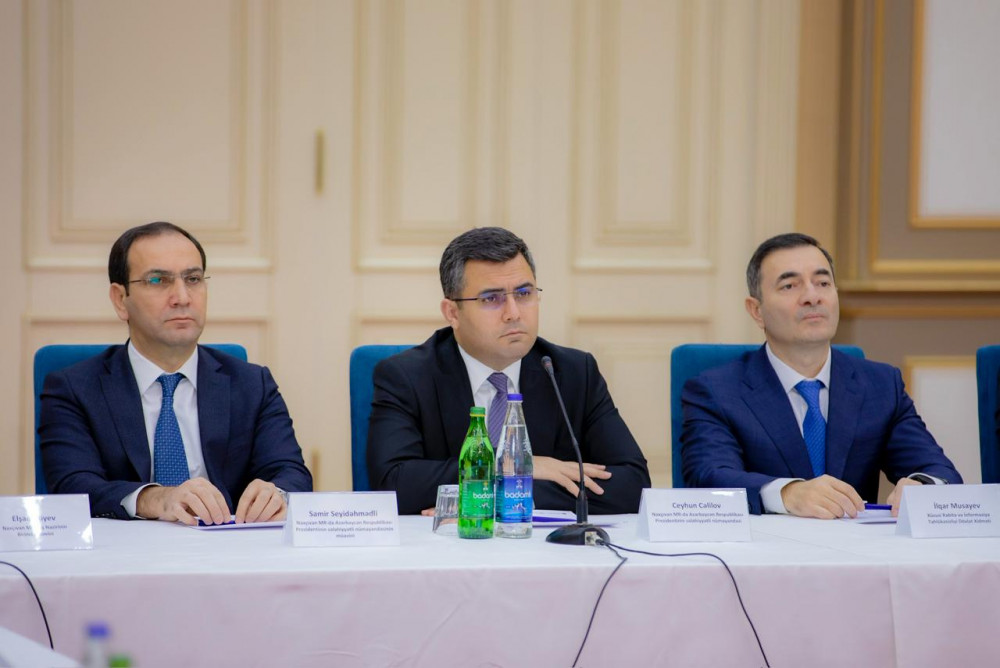 Naxçıvanda “Dövlət qurumları İnformasiya Təhlükəsizliyi üzrə rəhbərlərinin VII Zirvə Toplantısı” keçirilib<font color=red> - FOTOLAR</font>