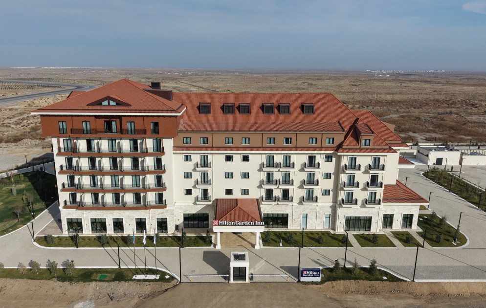Ağdam şəhərində “Hilton Garden Inn Agdam” hoteli istifadəyə verilib<font color=red> - FOTOLAR</font>
