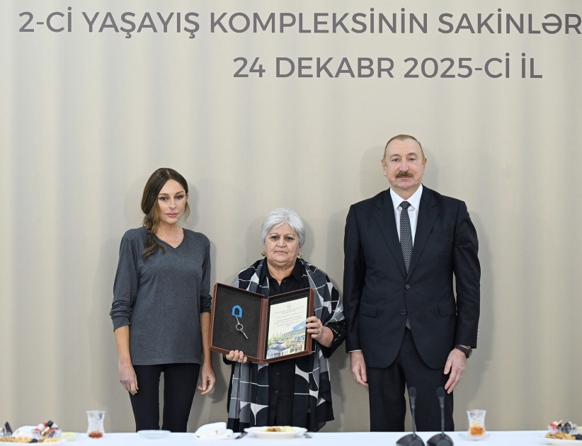 Prezident İlham Əliyev Ağdamda 2-ci yaşayış kompleksinin açılışında iştirak edib və buraya köçən sakinlərlə görüşüb<font color='red'> - YENİLƏNİB</font><font color=red> - FOTOLAR</font>