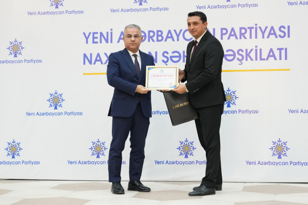 Naxçıvanda YAP-ın təşkilatçılığı ilə ilin yekun tədbiri keçirilib<font color=red> - FOTOLAR</font>