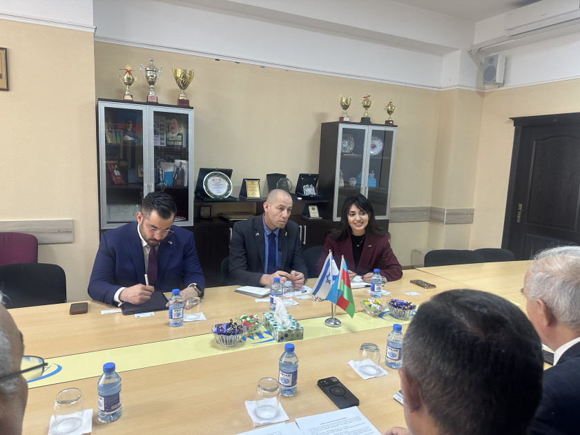 Azərbaycanla İsrail arasında təhsil və turizm sahələrində əməkdaşlıq imkanları müzakirə olunub<font color=red> - FOTOLAR</font>