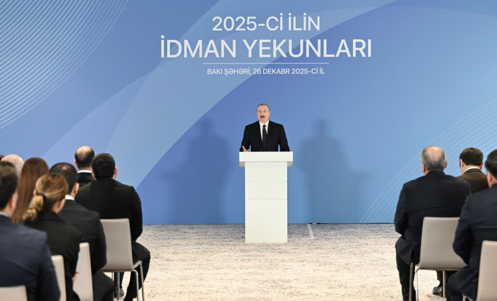 Prezident İlham Əliyev 2025-ci ilin idman yekunlarına həsr olunan mərasimdə iştirak edib<font color='red'> - YENİLƏNİB</font><font color=red> - FOTOLAR</font>