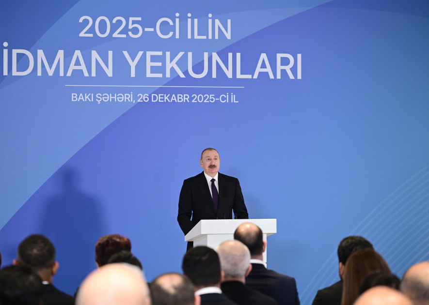 Prezident İlham Əliyev 2025-ci ilin idman yekunlarına həsr olunan mərasimdə iştirak edib<font color='red'> - YENİLƏNİB</font><font color=red> - FOTOLAR</font>