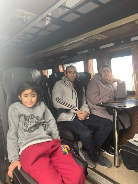 Hadrut qəsəbəsinə 13 ailə yola salınıb<font color=red> - FOTOLAR</font>