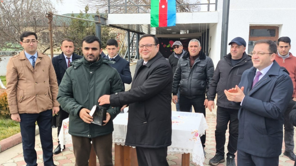 Hadrutda daha 13 ailəyə evlərinin açarları təqdim olunub <font color=red> - FOTOLAR</font>