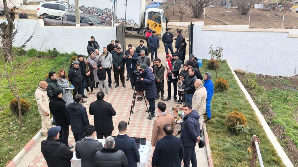 Hadrutda daha 13 ailəyə evlərinin açarları təqdim olunub <font color=red> - FOTOLAR</font>