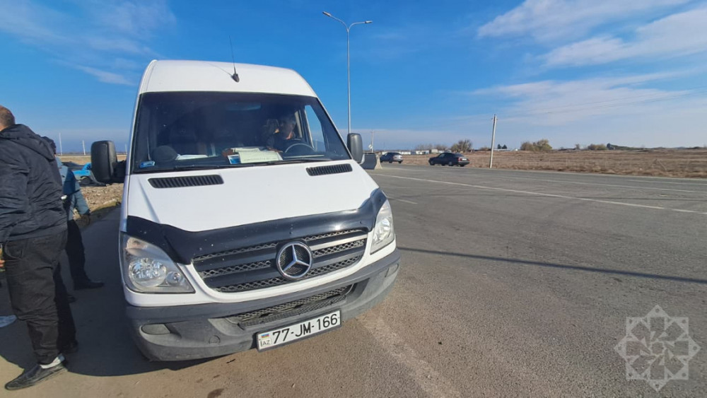 Ağdərənin Vəngli kəndinə növbəti köç yola salınıb<font color=red> - FOTOLAR</font>