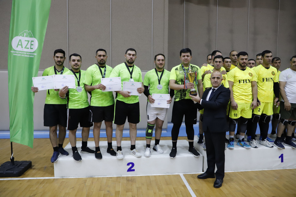 Naxçıvanda keçirilən "Zəfər Kuboku" uğrunda voleybol turnirinin qalibi bəlli olub <font color=red> - FOTOLAR</font>