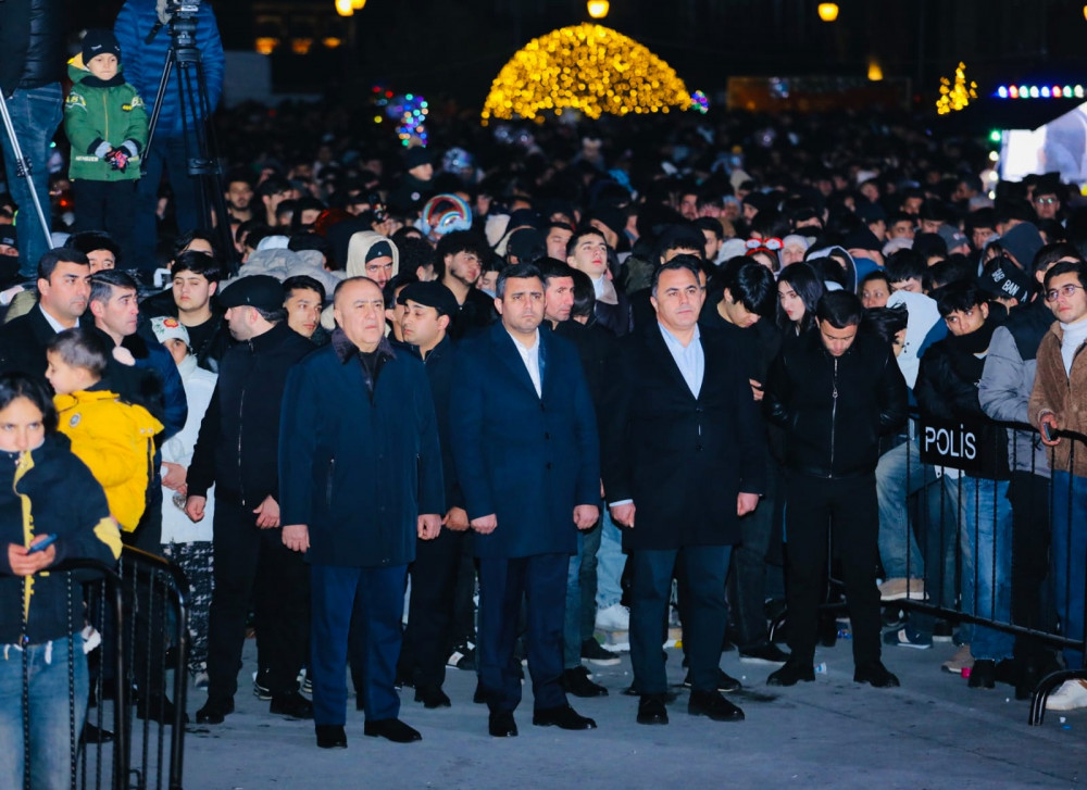 Naxçıvanda Dünya Azərbaycanlılarının Həmrəyliyi Günü və Yeni il münasibətilə möhtəşəm atəşfəşanlıq olub<font color='red'> - YENİLƏNİB</font><font color=red> - FOTOLAR</font>