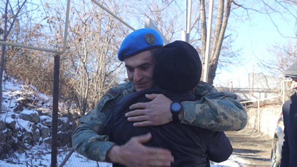 Şuşakənd ilk əsgərini qarşılayıb<font color=red> - FOTOLAR</font>