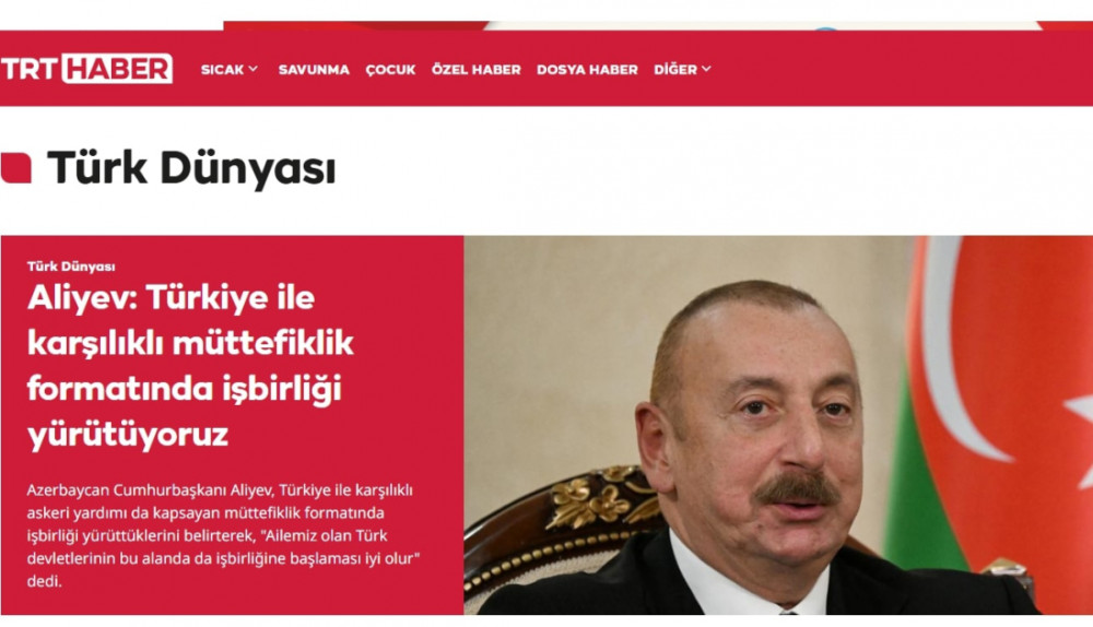 Türkiyə mediası Prezident İlham Əliyevin yerli telekanallara müsahibəsinə geniş yer ayırıb<font color=red> - FOTOLAR</font>