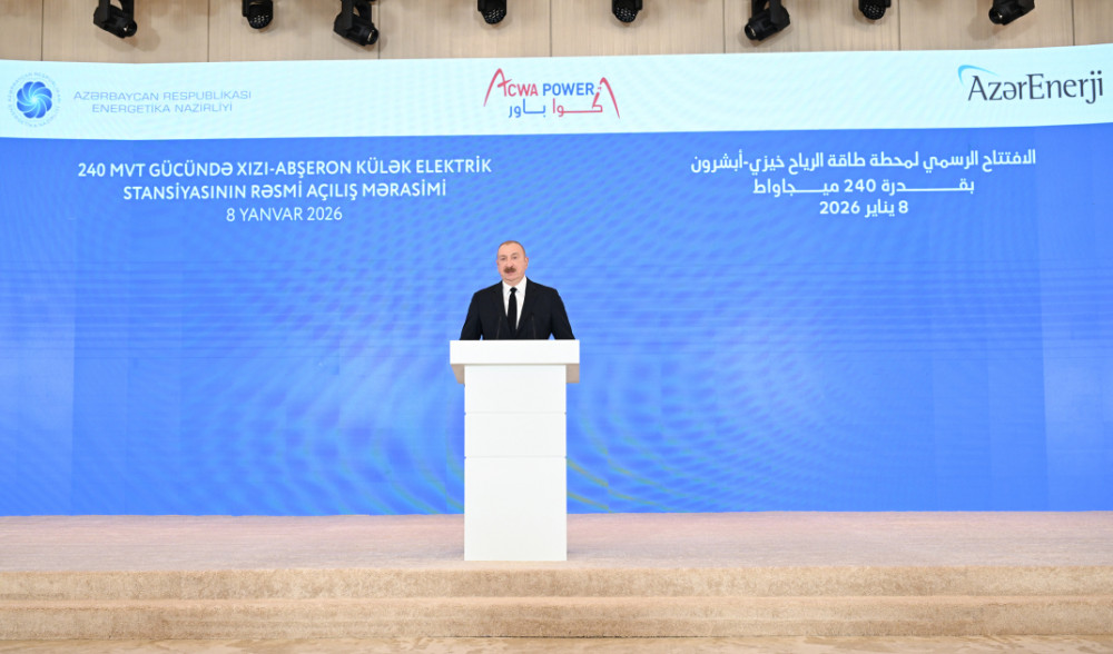 Bakıda “Xızı-Abşeron” Külək Elektrik Stansiyasının rəsmi açılış mərasimi keçirilib<font color='red'> - YENİLƏNİB 2</font><font color=red> - FOTOLAR</font>