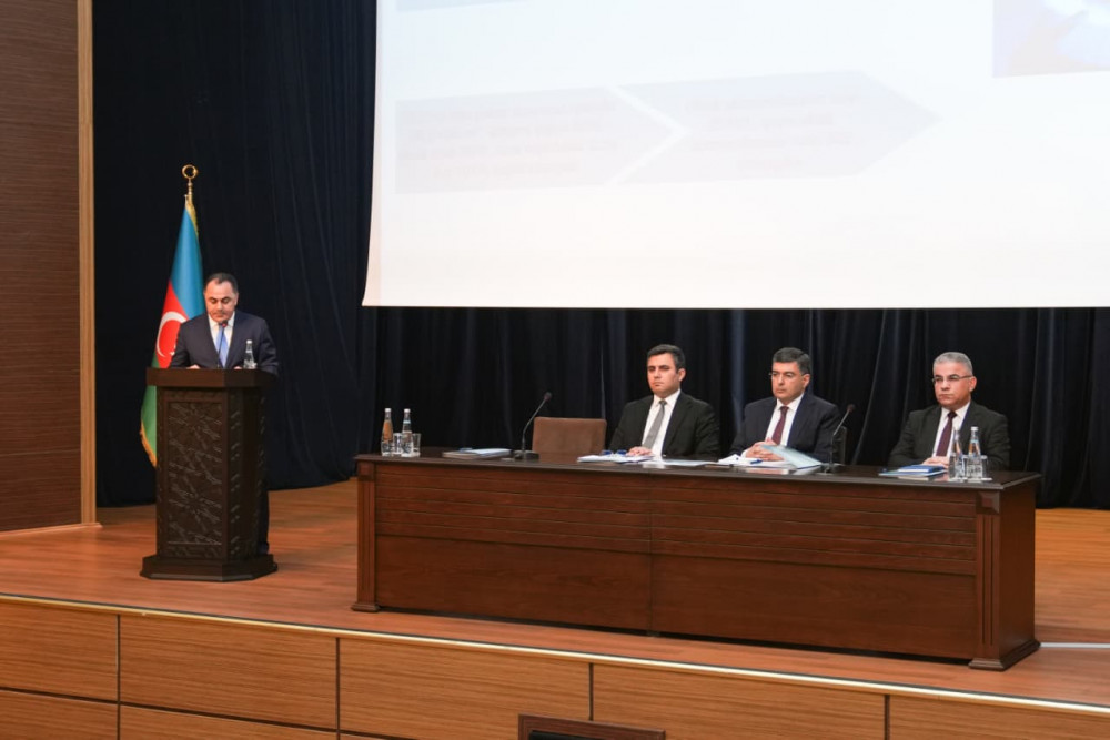 “2025-ci ildə Naxçıvan şəhərinin sosial-iqtisadi inkişafının yekunları və qarşıda duran vəzifələr”ə həsr olunmuş hesabat tədbiri keçirilib<font color=red> - FOTOLAR</font>