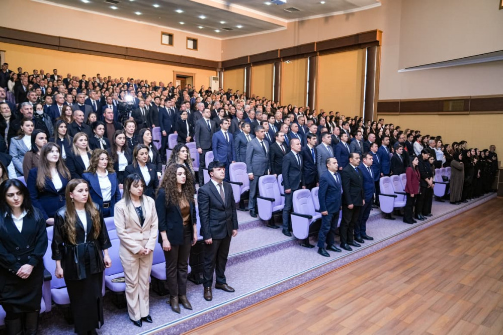 “2025-ci ildə Naxçıvan şəhərinin sosial-iqtisadi inkişafının yekunları və qarşıda duran vəzifələr”ə həsr olunmuş hesabat tədbiri keçirilib<font color=red> - FOTOLAR</font>